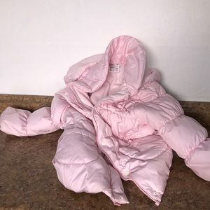 Uniqlo Pink Warm Coat